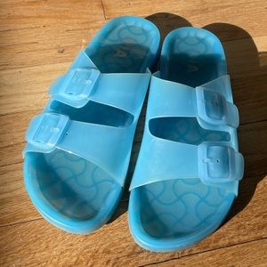 MIA Jewel Jelly Birk Style Slide Sandal